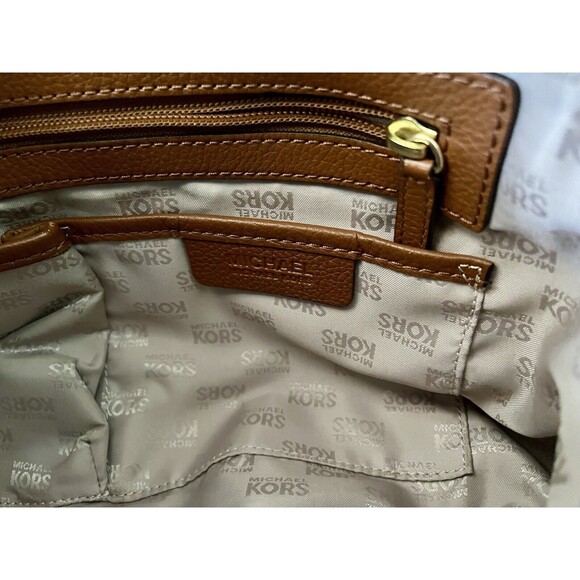Michael Kors Layton Hobo Tan Tote with Dust Bag and Tag Lightly Worn - Picture 8 of 13